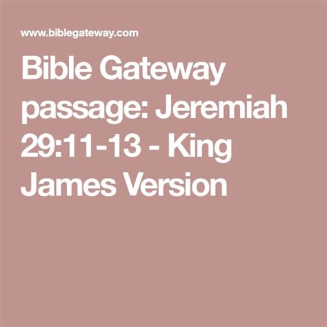 bible gateway king james version|More.